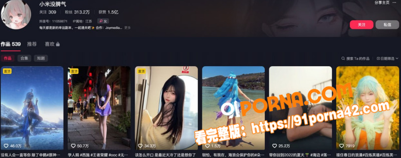抖音300万粉丝网红 小...（4）