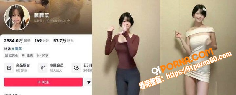 抖音58万粉网红 藤藤菜...（3）