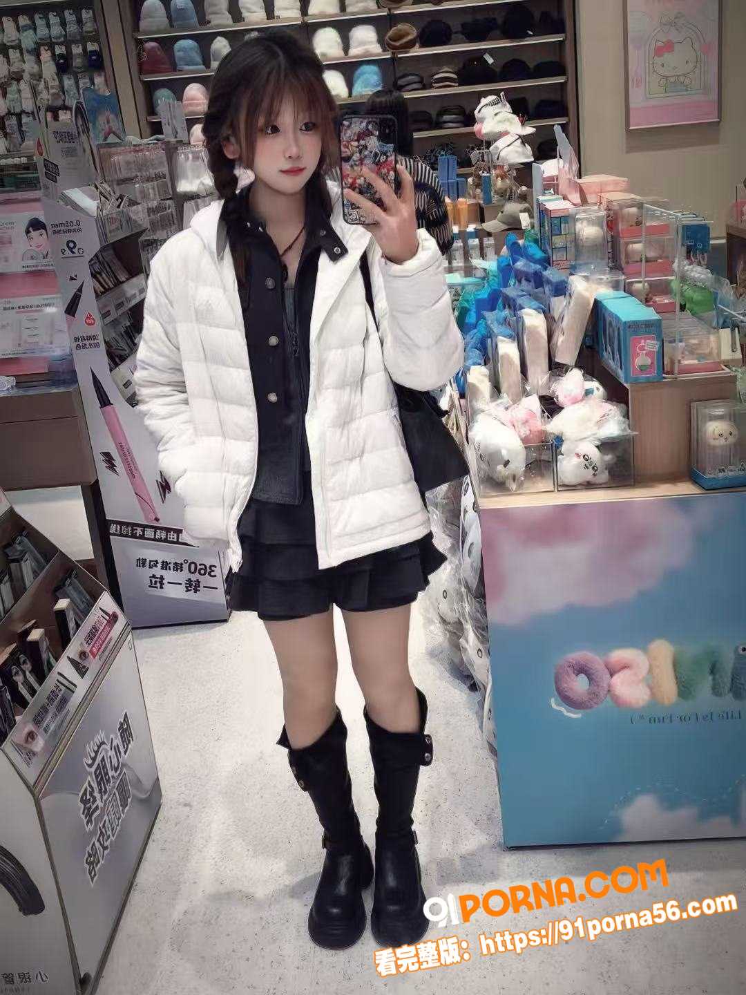 女主播户外勾引外卖小哥无...（5）