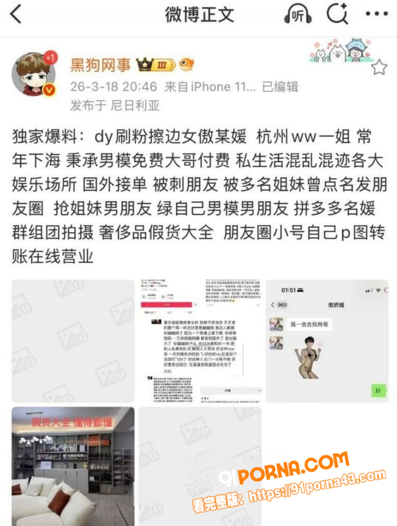 抖音网红 傲娇媛 聊天截...（6）