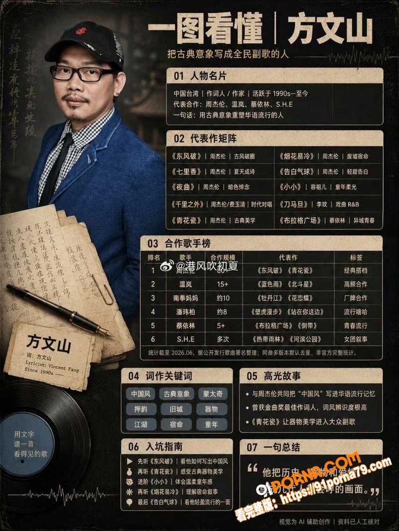 周杰伦御用作词人 方文山...（3）