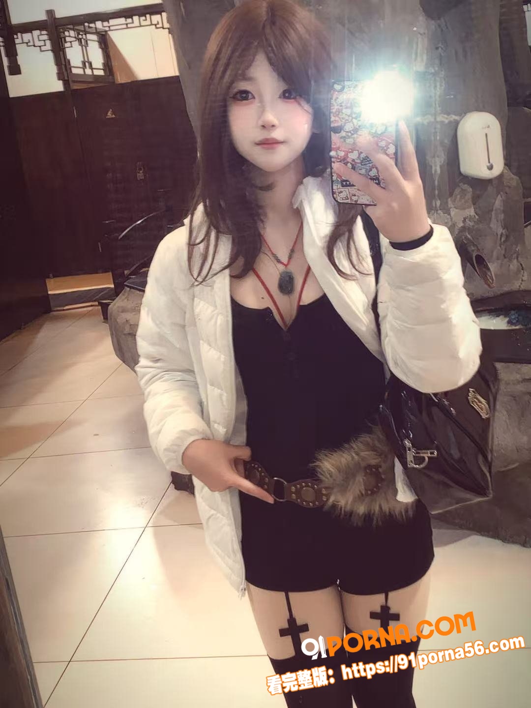 女主播户外勾引外卖小哥无...（4）