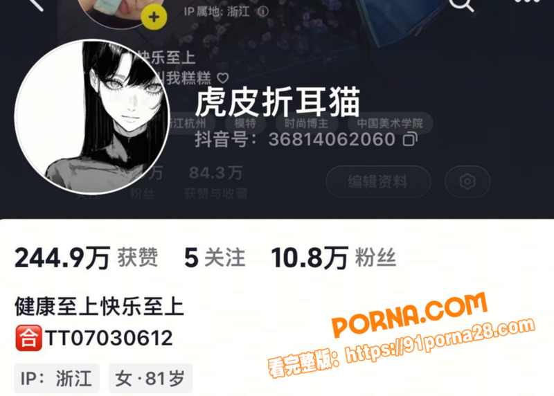 抖音超美网红 虎皮折耳猫...（2）