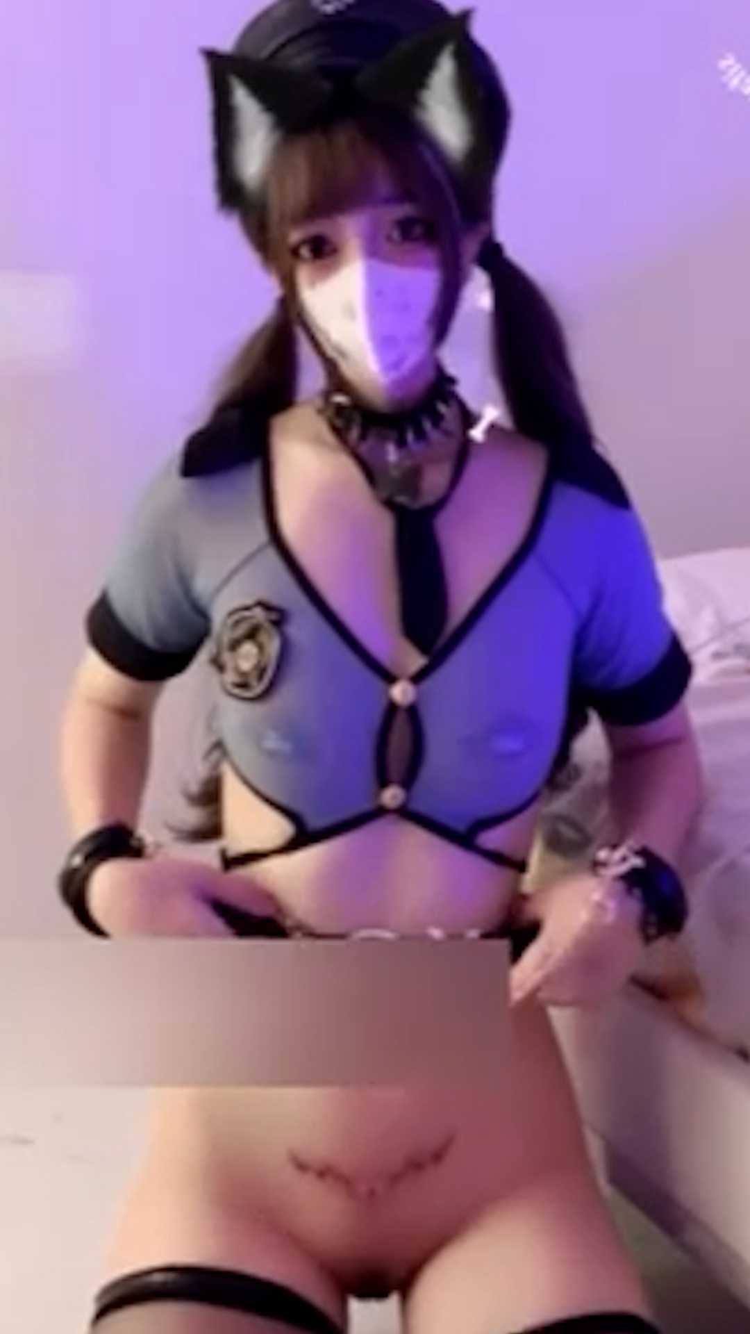 推特网黄 豆喵 警服自慰...（7）