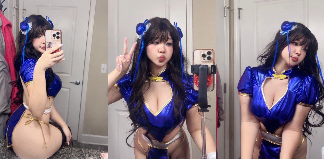 onlyfans日本福利姬 manekinekoluvu cos春丽 口交巨长大屌 表情极其淫荡魅惑！