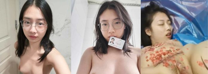 眼镜母狗地质大学保研反差婊 陈洁莹 全程高能，母狗中的极品，喜欢被狗链和多人运动吃鸡吧