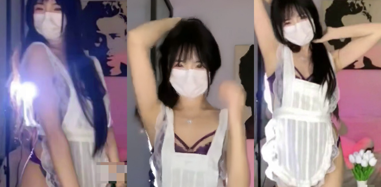 抖音12w粉丝网红 柳如烟 红丝热舞女仆裙撩大哥 湿身大秀让榜一大哥流连忘返