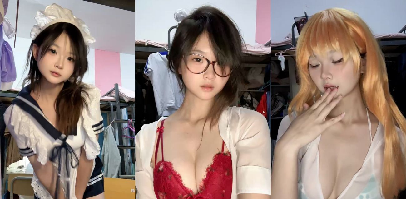 推特网红 羊咩咩 不雅视频流出 黑丝包裹骚逼 脸穴同框自慰裸舞