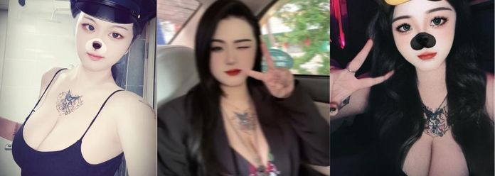 抖音巨乳少女 再不遇春 私密视频流出 顶级巨乳纹身骚母狗，看着真带劲
