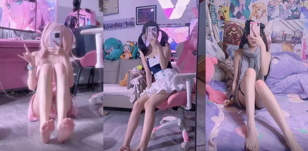 抖音网红 晗堡包 不雅视频流出！萝莉小美女约炮榜一大哥 穿性感开档情趣装 被无套狂操红粉嫩穴！
