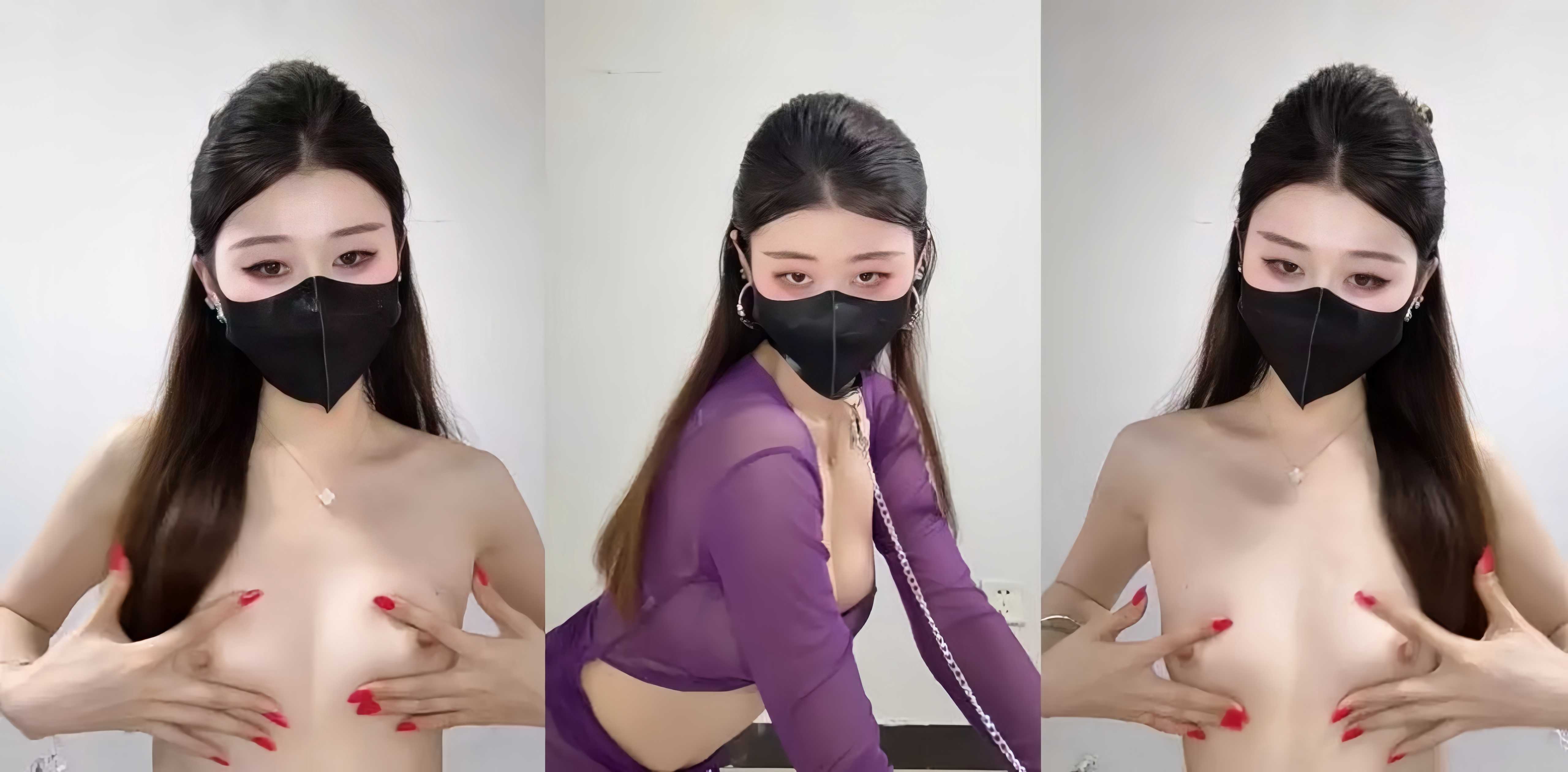 快手极品网红 沈琳 超性感的舞蹈师 付费定制福利情趣丝袜揉奶裸舞！